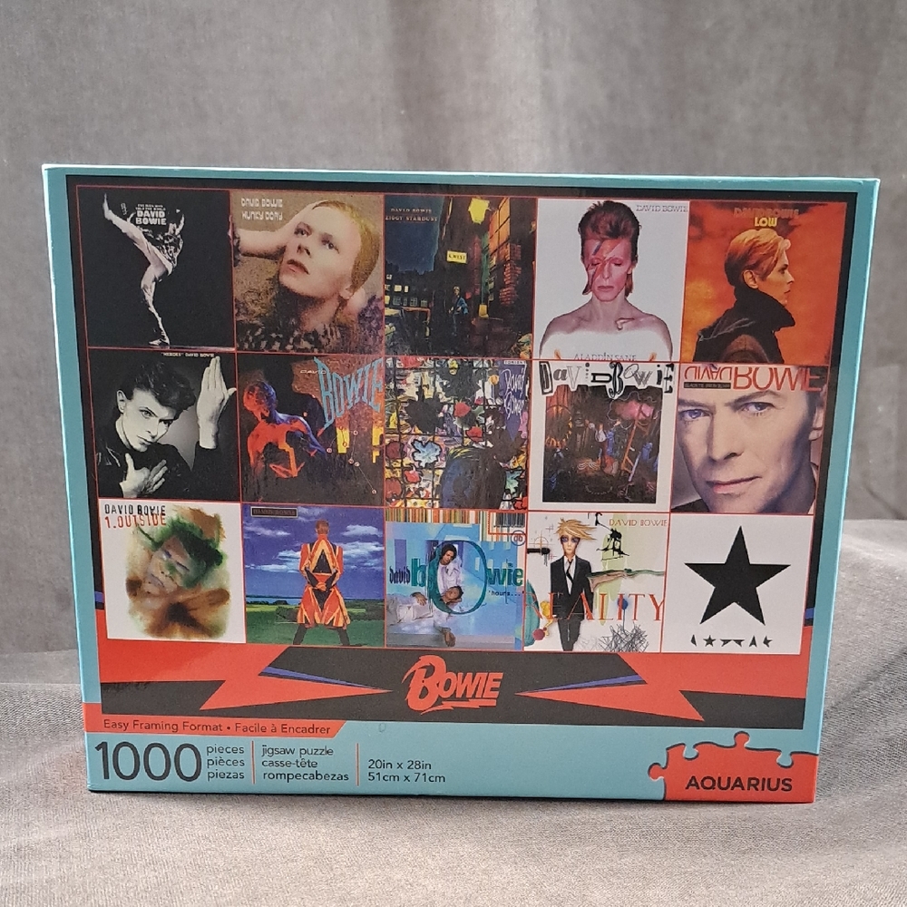 Aquarius David Bowie Album Covers 1000 Piece Jigsaw Puzzle NEW BUT OPEN